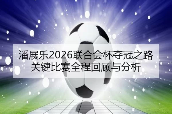 潘展乐2026联合会杯夺冠之路关键比赛全程回顾与分析